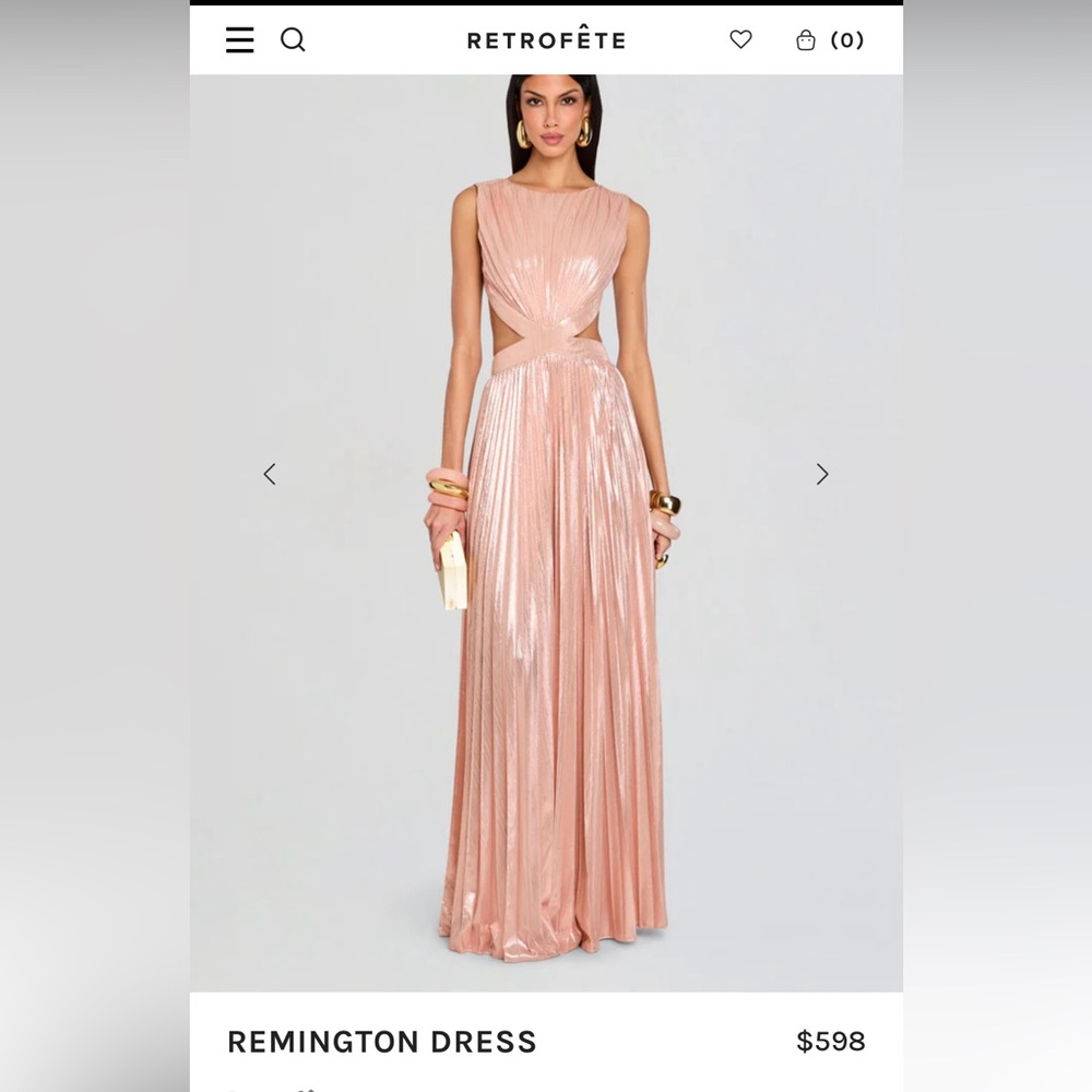 Retrofete Pink Gown